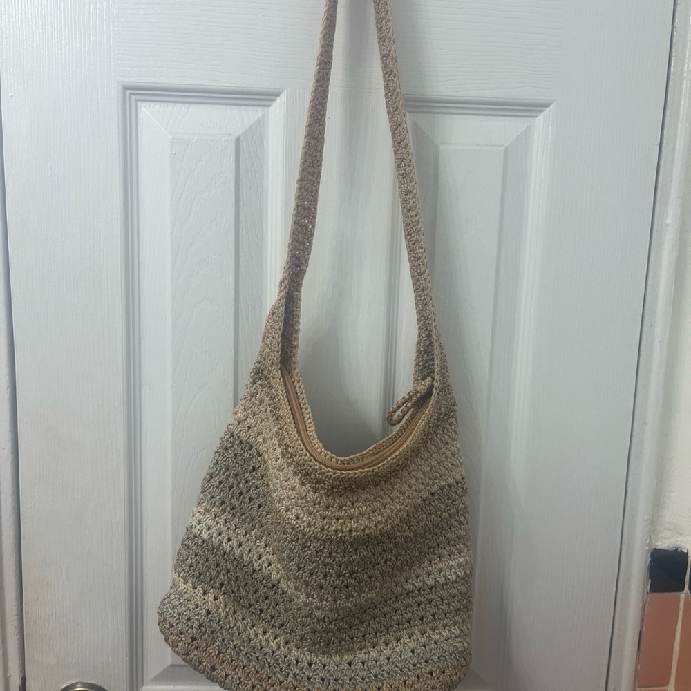 The Sak Multitone Crochet Shoulder Bag